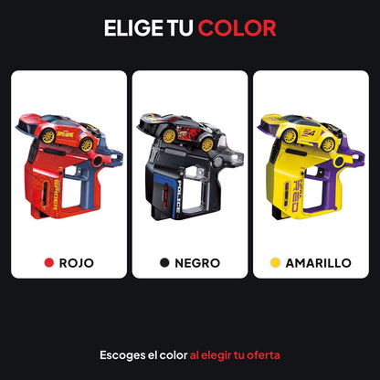 Duelo Turbo Láser carro con pistola láser