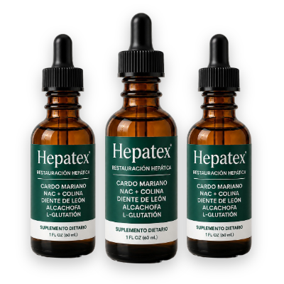 Hepatex - 3 frascos