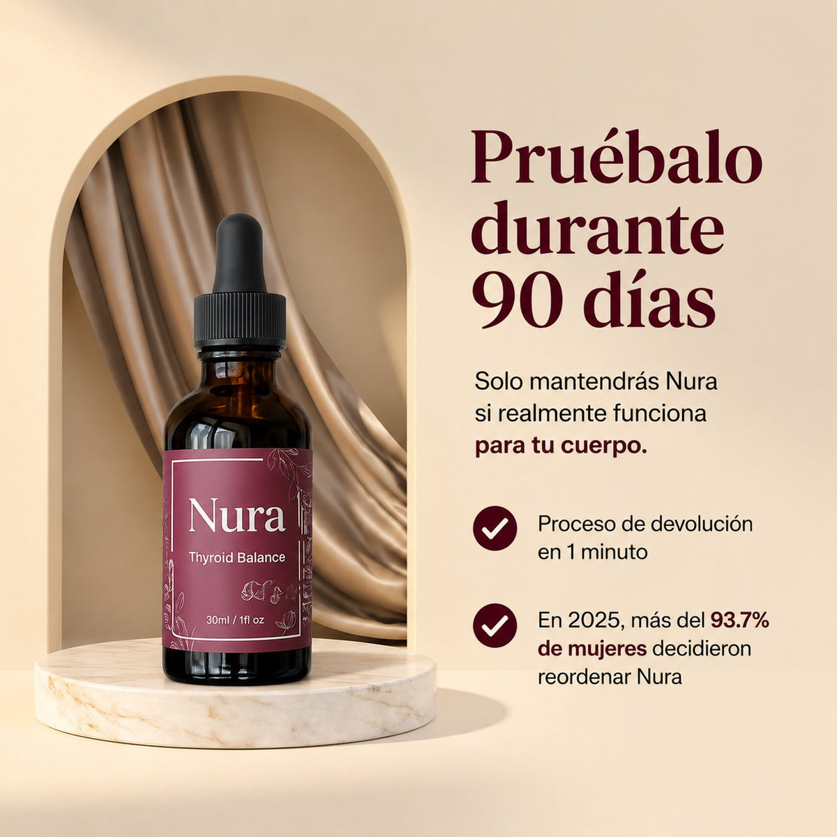 Nura® | Gotas para el equilibrio tiroideo