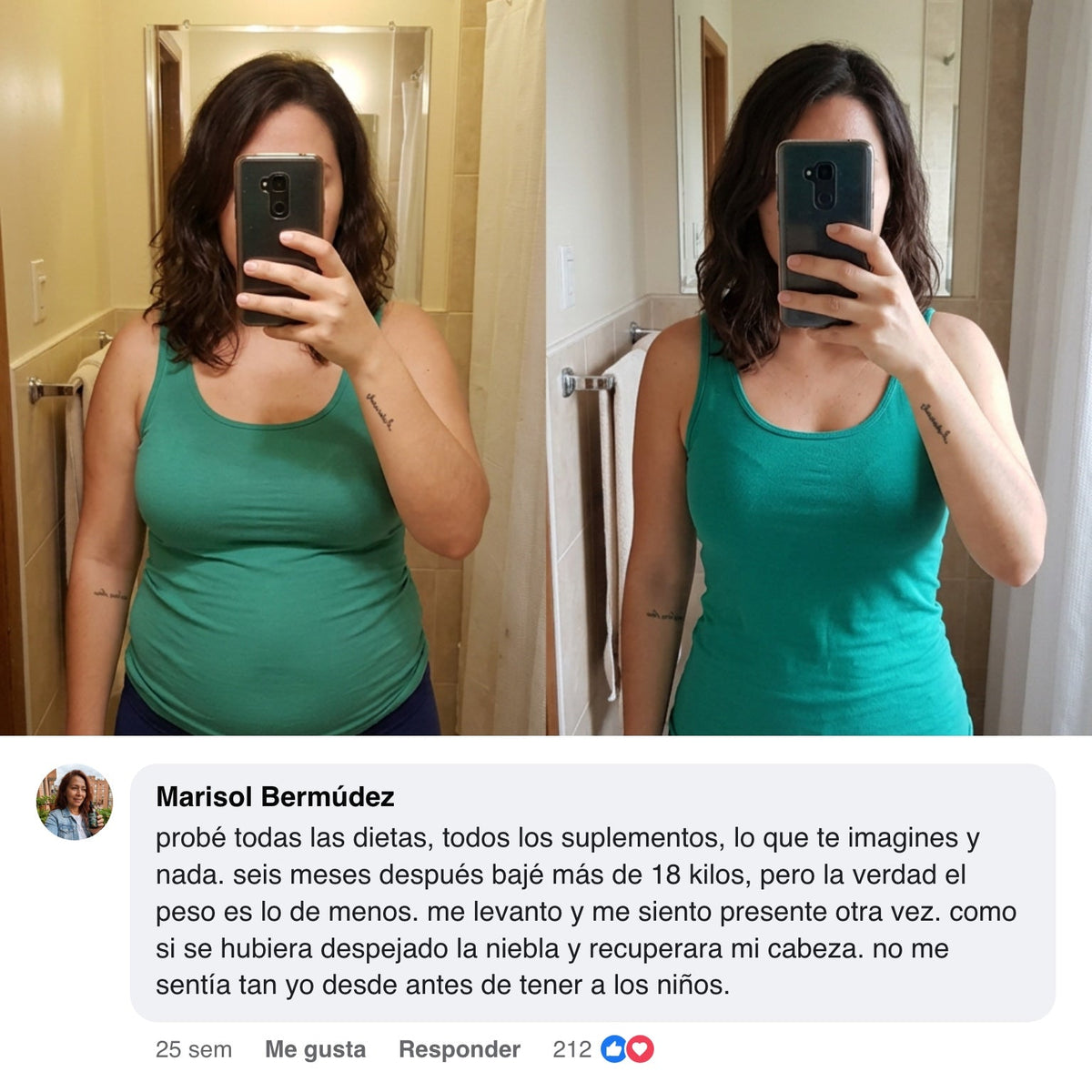 Resultado de clienta de Thyro Bloom