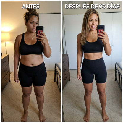 Antes y después de 90 días con Thyro Bloom